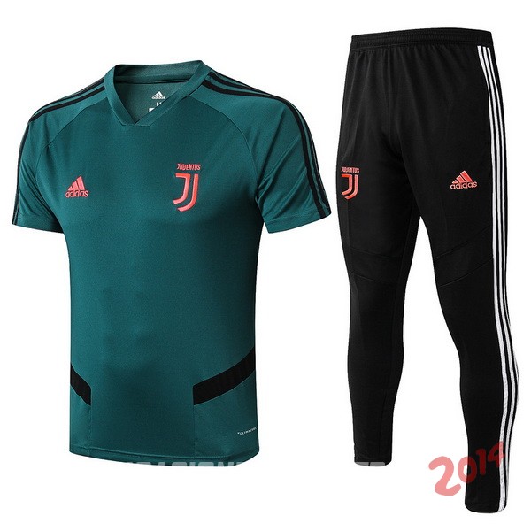 Entrenamiento Juventus Conjunto Completo 2019/2020 Verde Negro