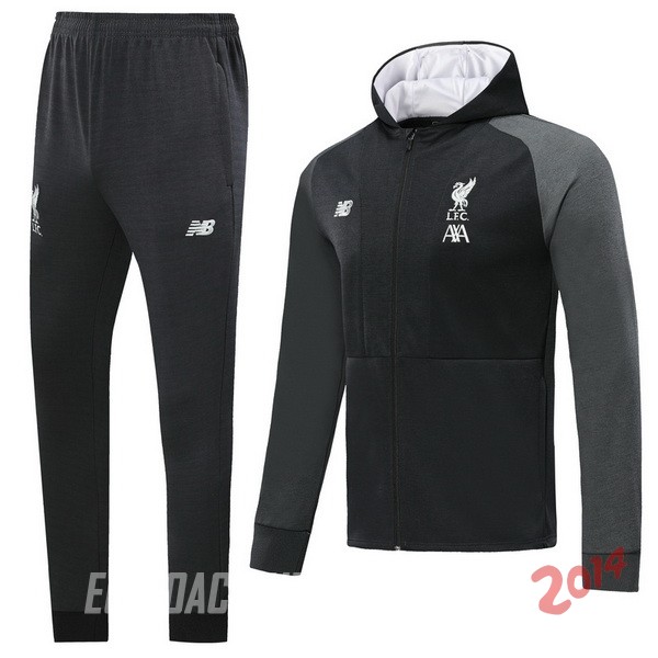 Chandal Liverpool Negro Blanco Gris 2019/2020