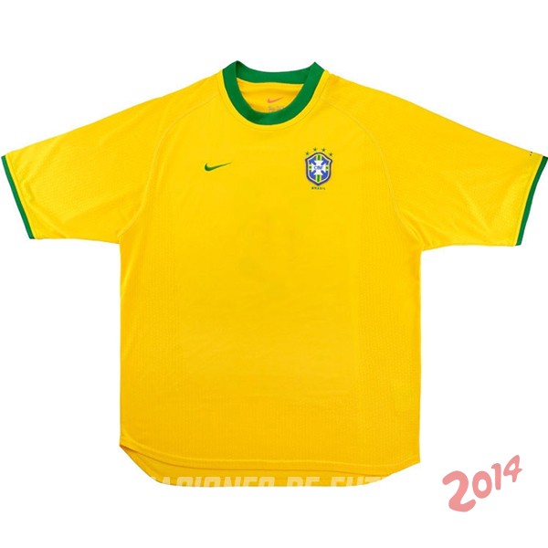 Retro Camiseta De Brasil de la Seleccion Primera 2000