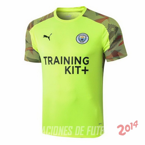 Entrenamiento Manchester City 2019/2020 Verde Fluorescente