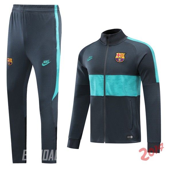 Chandal Barcelona Gris Verde 2019/2020