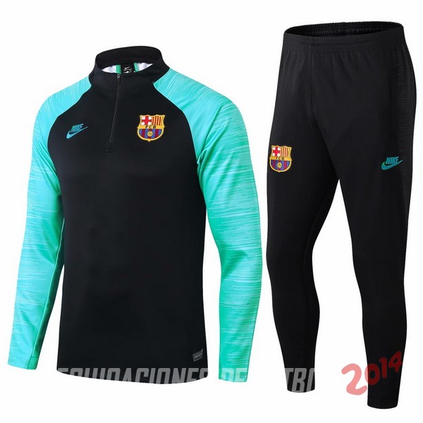 Chandal Barcelona Negro Amarillo Verde 2019/2020