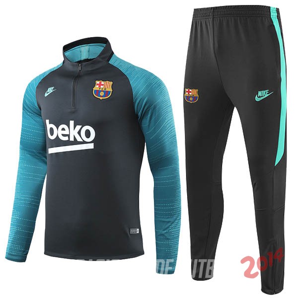 Chandal Barcelona Negro Blanco Verde 2019/2020