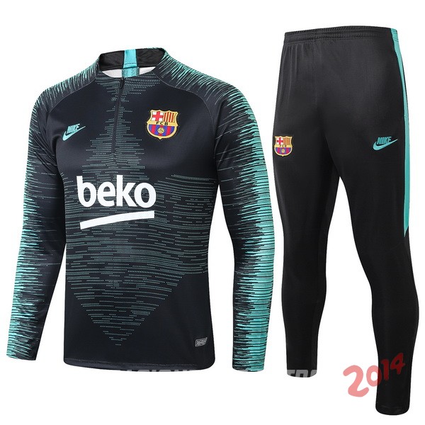 Chandal Barcelona Negro Verde Blanco 2019/2020