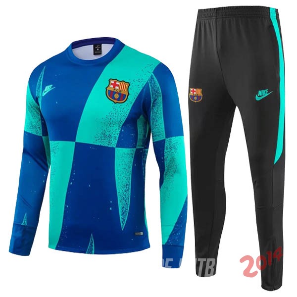 Chandal Barcelona Verde Negro Azul 2019/2020