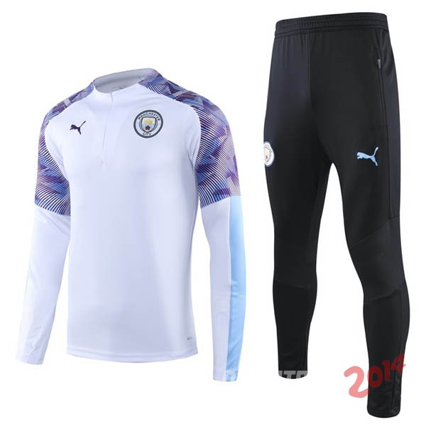 Chandal Manchester City Blanco Purpura 2019/2020