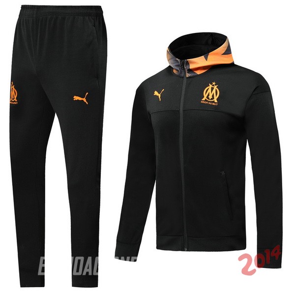 Chandal Marsella Negro Naranja Gris 2019/2020