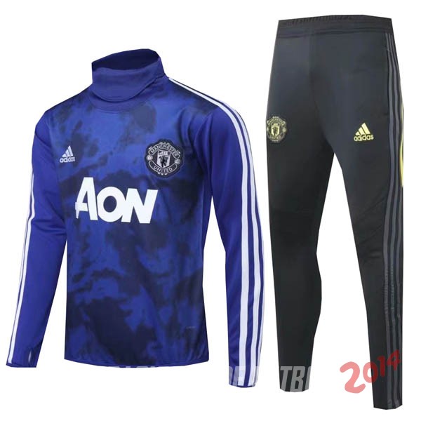 Chandal Manchester United Azul Negro Blanco 2019/2020