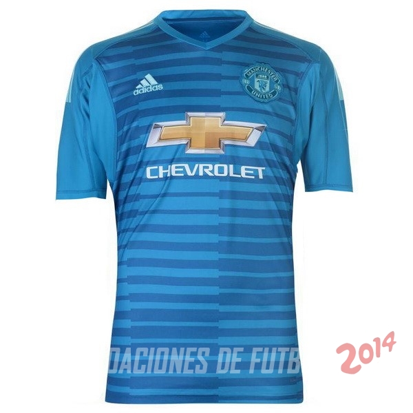 Camiseta Del Manchester United Portero Azul 2018/2019