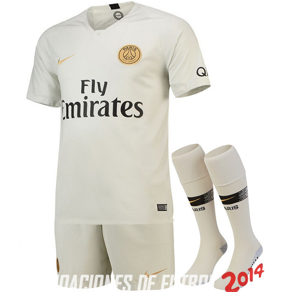 Camiseta （Pantalones+Calcetines）Del Paris Saint Germain Segunda 2018/2019