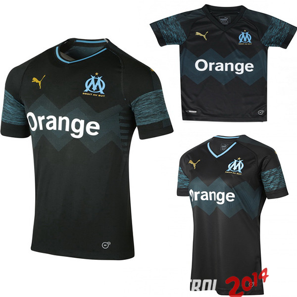 Camiseta （Mujer+Ninos）Del Marseille Segunda Equipacion 2018/2019