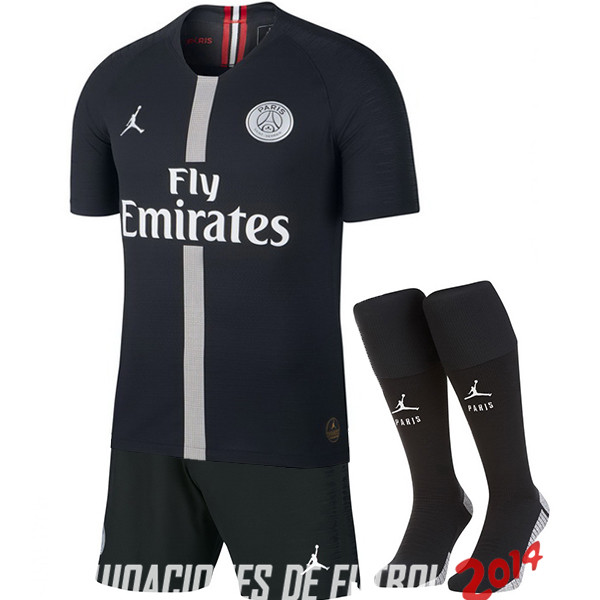 Camiseta （Pantalones+Calcetines）Del Paris Saint Germain Tercera Primera 2018/2019