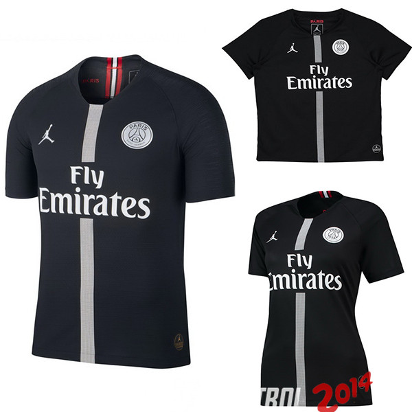 Camiseta （Mujer+Ninos）Del Paris Saint Germain Tercera Primera 2018/2019