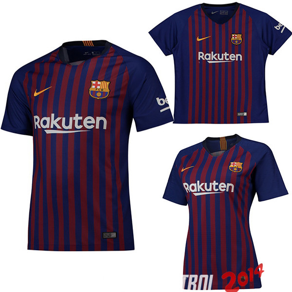Camiseta （Mujer+Ninos）Del Barcelona Primera 2018/2019