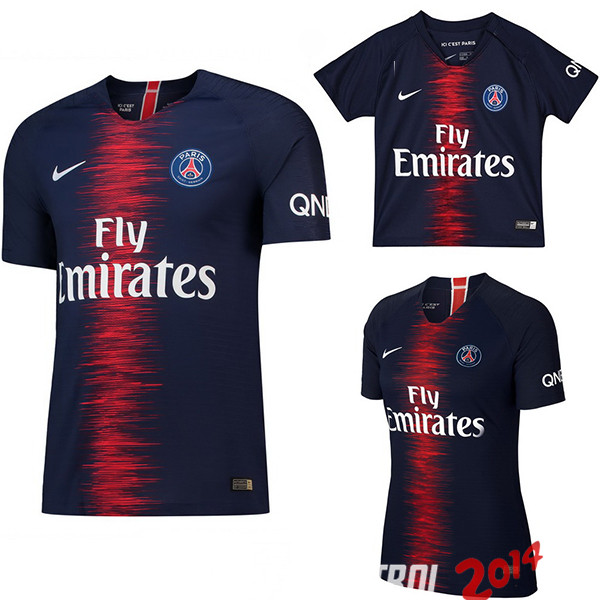 Camiseta （Mujer+Ninos）Del Paris Saint Germain Primera2018/2019