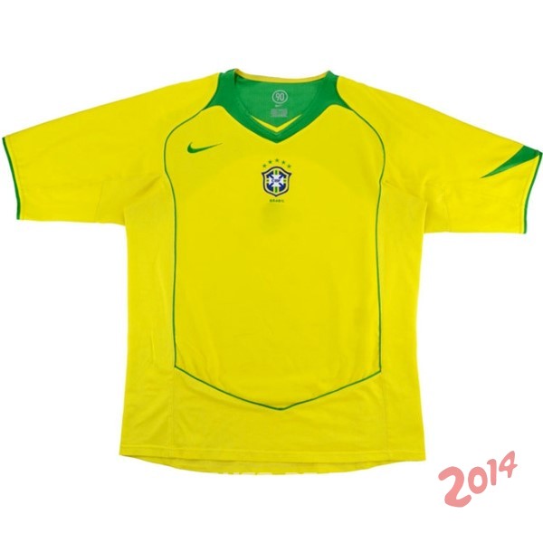 Retro Camiseta De Brasil Primera 2004