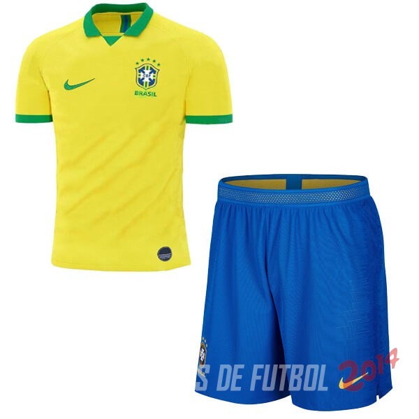 Camiseta Del Brasil Nino Primera 2019