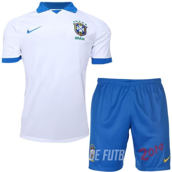 Camiseta Del Brasil Nino Segunda 2019