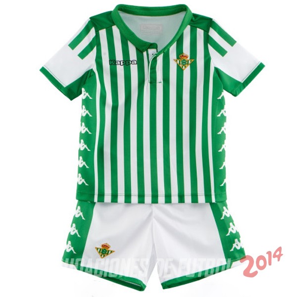 Camiseta Del Conjunto Completo Real Betis Nino Primera Equipacion 2019/2020