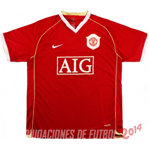Retro Camiseta De Manchester United de la Seleccion Primera 2006/2007