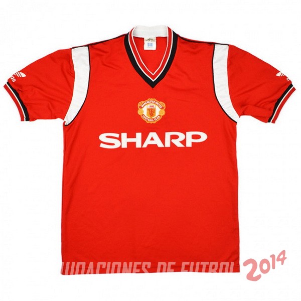 Retro Camiseta De Manchester United de la Seleccion Primera 1984/1986