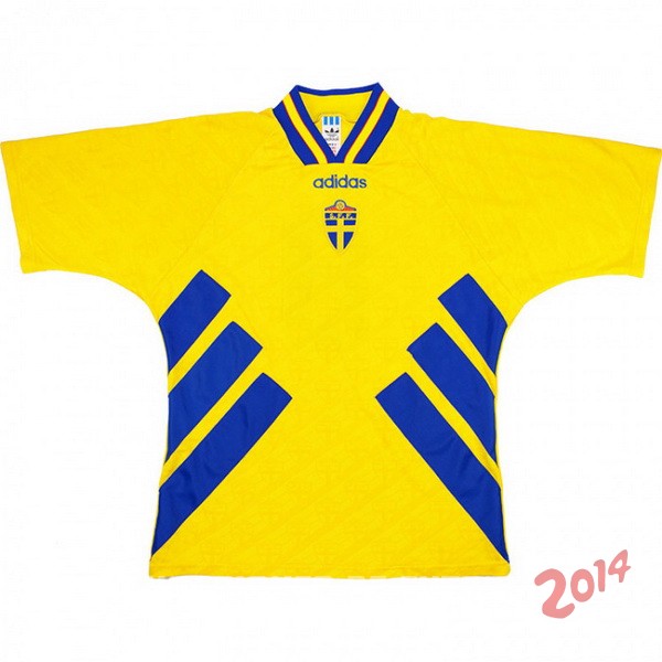 Retro Camiseta De Suecia de la Seleccion Primera 1994