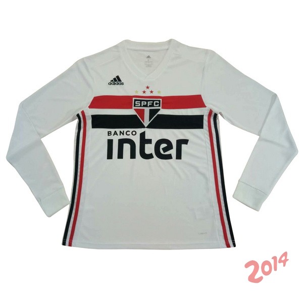 Camiseta Del São Paulo Manga Larga Primera 2019/2020