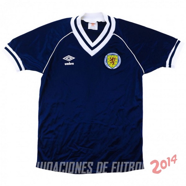 Retro Camiseta De Escocia de la Seleccion Primera 1982