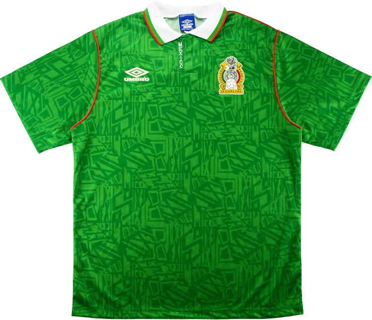Retro Camiseta De Mexico de la Seleccion Primera 1994