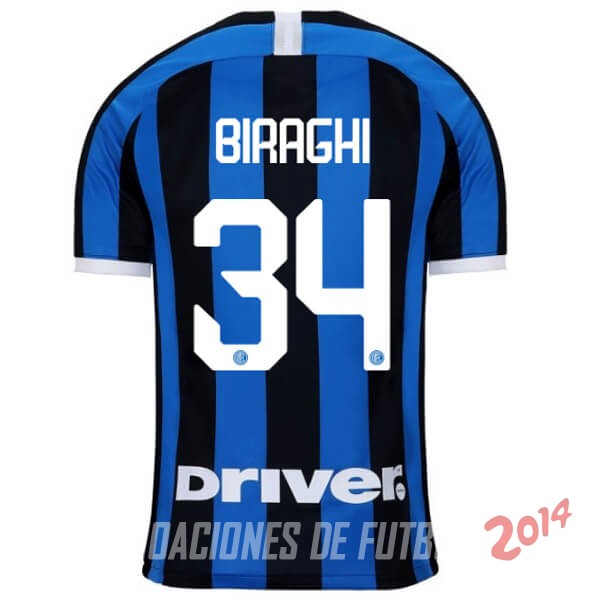 Biraghi Camiseta Del Inter Milan Primera 2019/2020