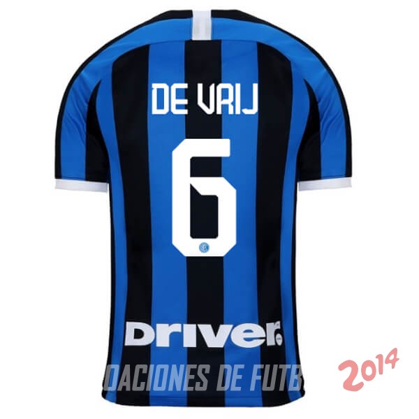 De Vrij Camiseta Del Inter Milan Primera 2019/2020