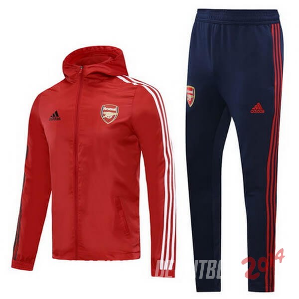 Rompevientos Conjunto Completo Arsenal Rojo 2020/2021