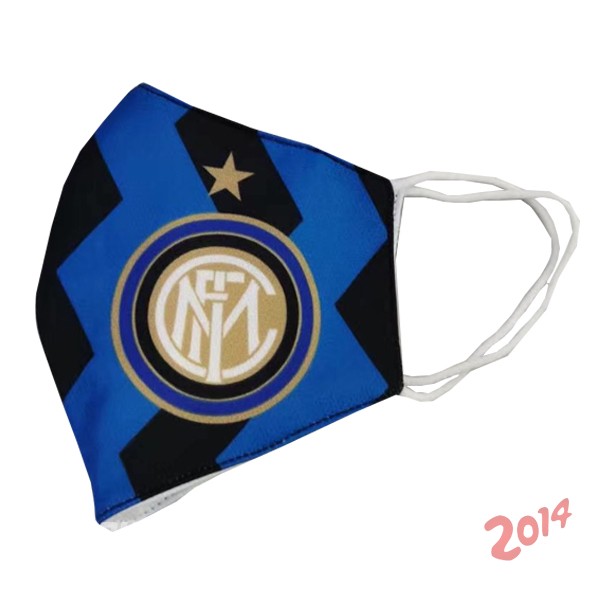 Mascara Futbol Inter Milan toalla Azul
