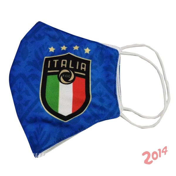 Mascara Futbol Italia toalla Azul
