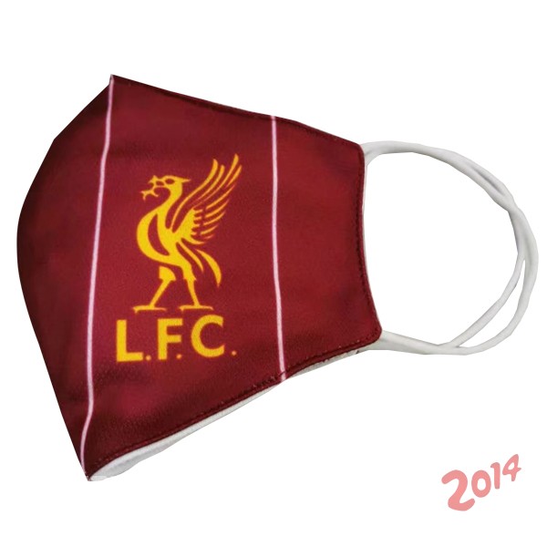 Mascara Futbol Liverpool toalla Rojo