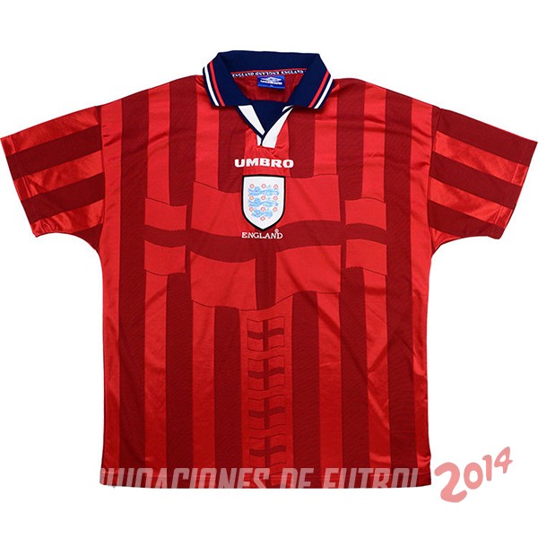 Retro Camiseta De Inglaterra de la Seleccion Segunda 1998