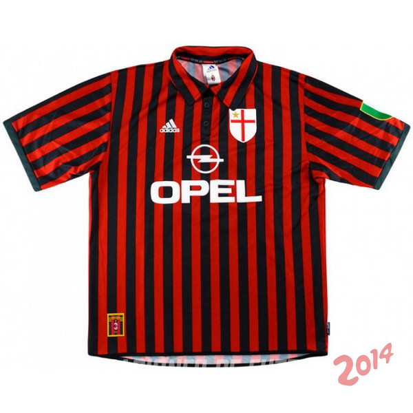 Retro Camiseta De AC Milan de la Seleccion Primera 1999/2000