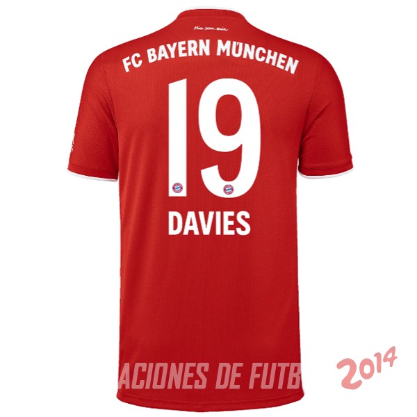 Davies De Camiseta Del Bayern Munich Primera 2020/2021