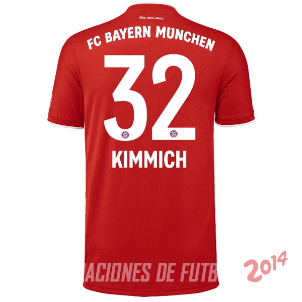 Kimmich De Camiseta Del Bayern Munich Primera 2020/2021