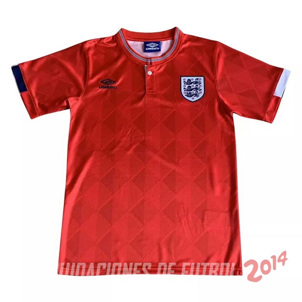 Retro Camiseta De Inglaterra de la Seleccion Segunda 1989