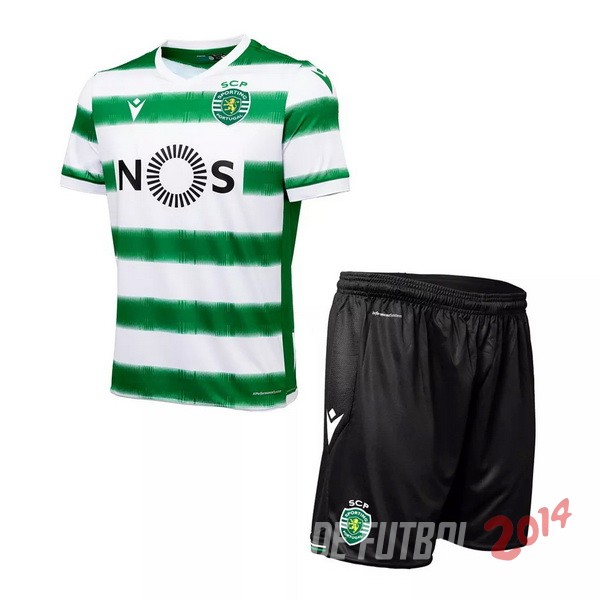 Camiseta Del Conjunto Completo Sporting de Lisboa Nino Primera 2020/2021