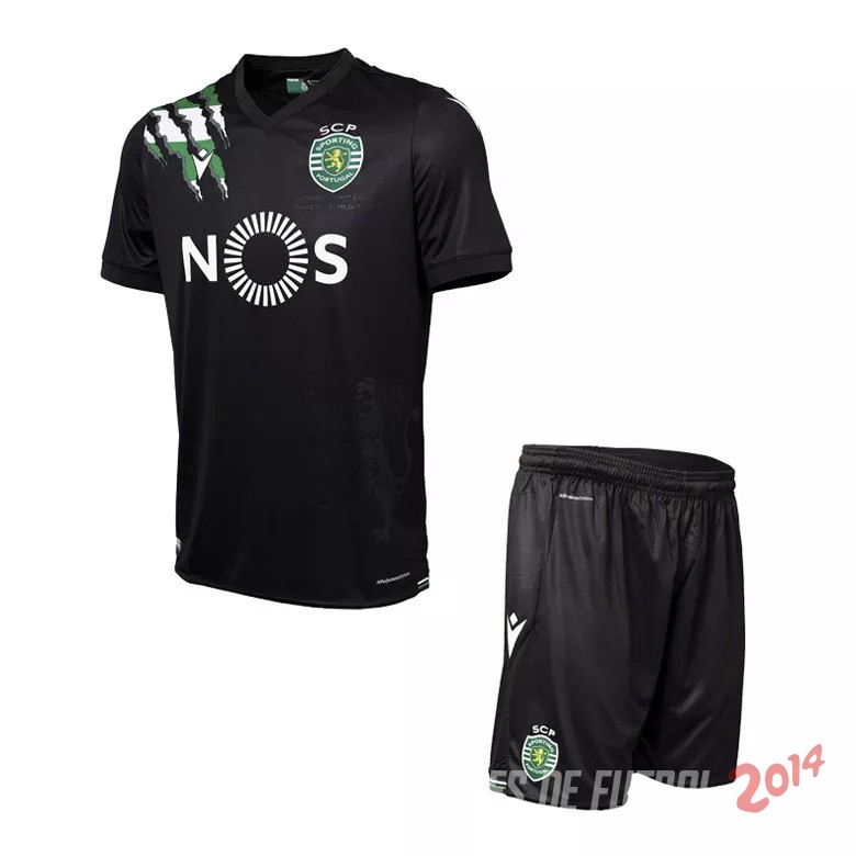Camiseta Del Conjunto Completo Sporting de Lisboa Nino Segunda 2020/2021