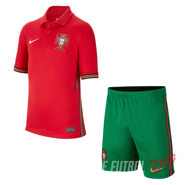Camiseta Del Conjunto Completo Portugal Nino Primera 2020
