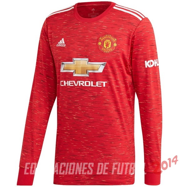 Camiseta Del Manchester United Manga Larga Primera 2020/2021