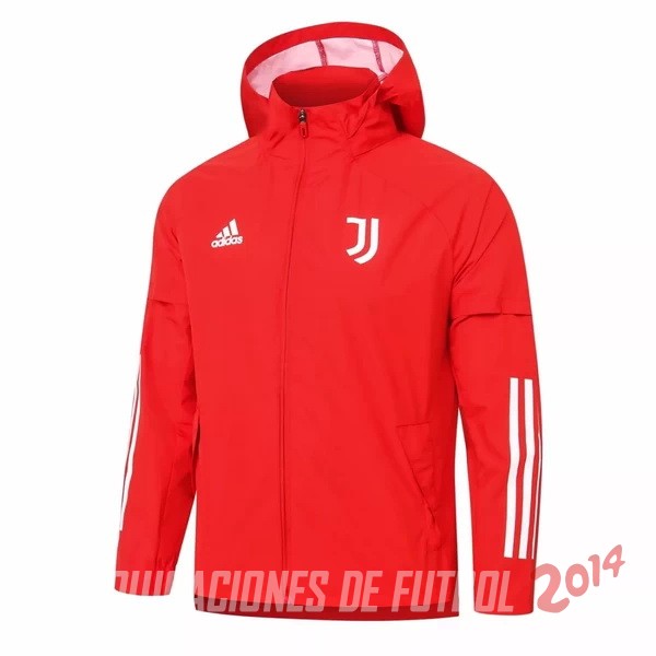 Rompevientos Juventus Rojo Blanco 2020/2021