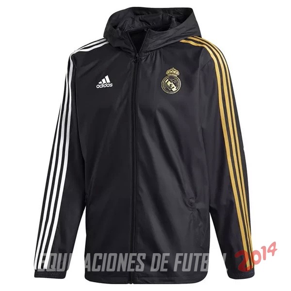 Rompevientos Real Madrid Negro Amarillo 2020/2021