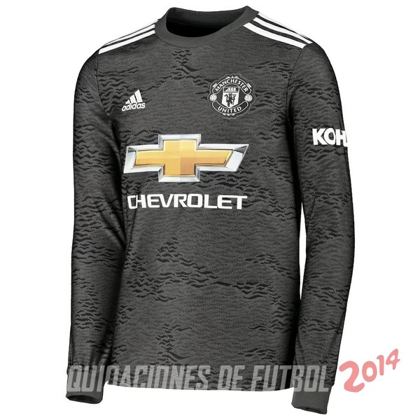 Camiseta Del Manchester United Manga Larga Segunda 2020/2021
