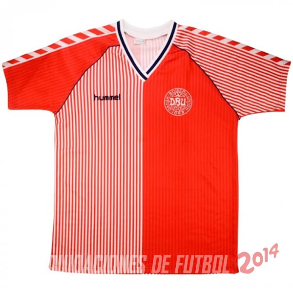 Retro Camiseta De Dinamarca de la Seleccion Primera 1998