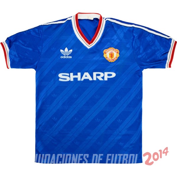 Retro Camiseta De Manchester United Tercera 1986