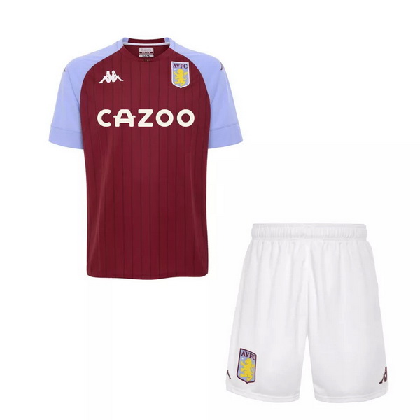 Camiseta Del Conjunto Completo Aston Villa Nino Primera 2020/2021